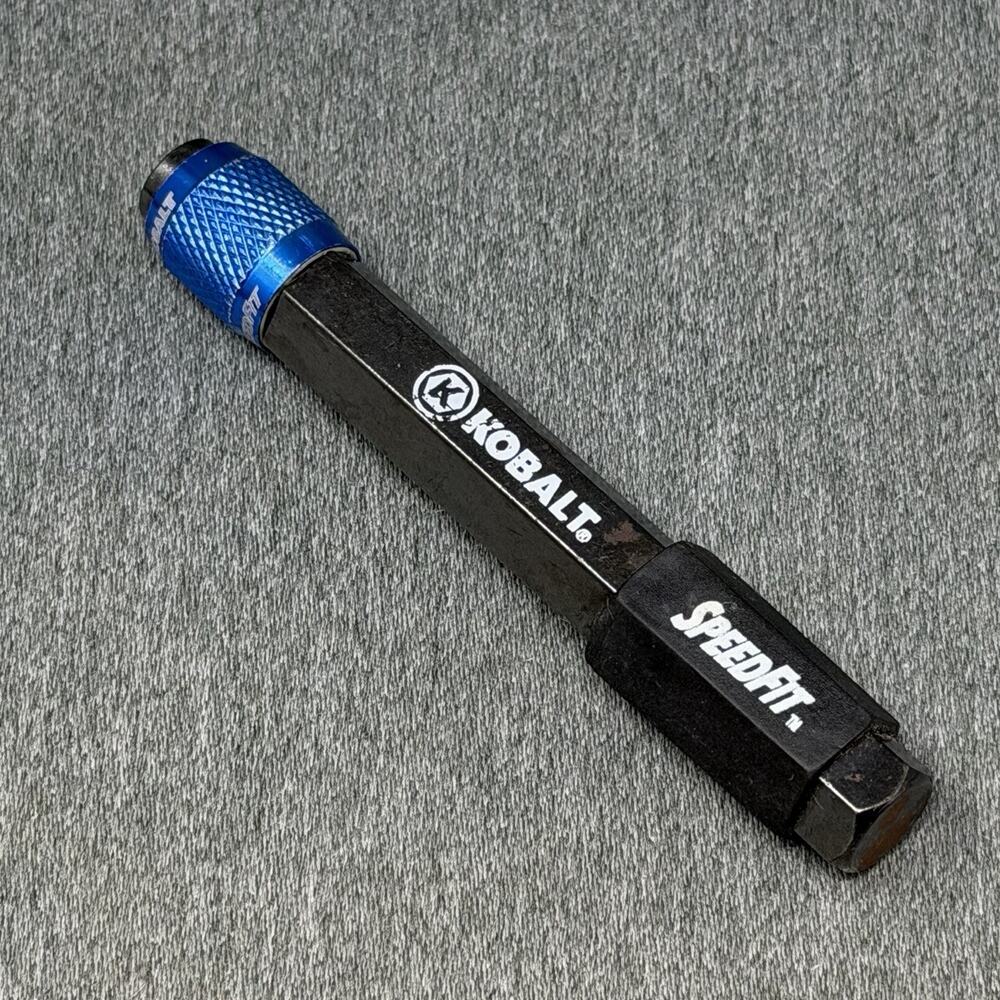 Kobalt SpeedFit Magnetic Bit Holder 1/4 Inch Quick Change Hex Driver Tool